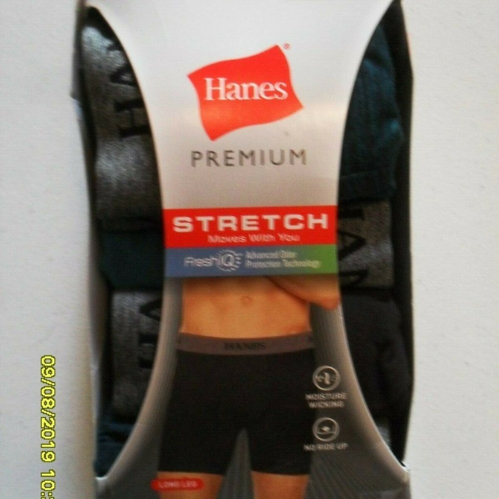 NEW MEN'S PACK OF 5 BOXER BRIEFS SIZE 40/42  XL